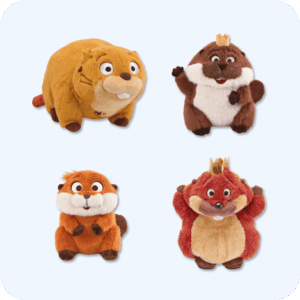 Hoppers Beaver Plush Bundle